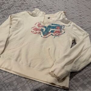Off white FOX Logo Hoodie sz XL